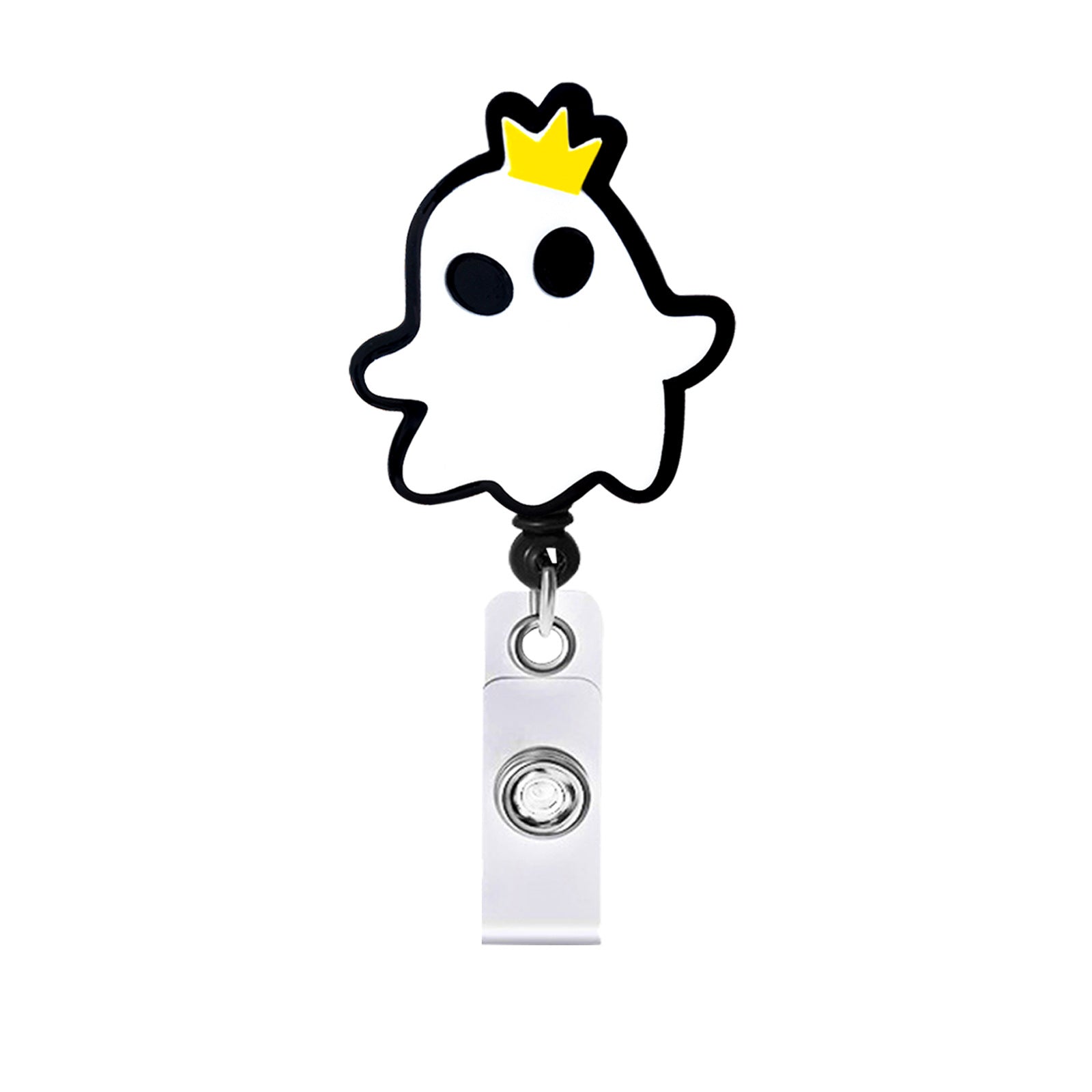 Wholesale Acrylic Halloween Cartoon Cute Kids Retractable Rotating Easy Pull Keychain